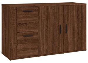Komoda hnedý dub 100x33x59,5 cm spracované drevo