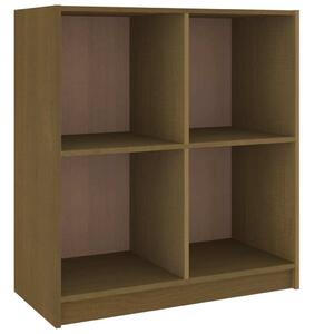 Komoda medovo-hnedá 70x33x76 cm masívne borovicové drevo