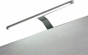 Priestranná viacúčelová šatníková skriňa DOON - šírka 250 cm, dub biely / grafit lesk