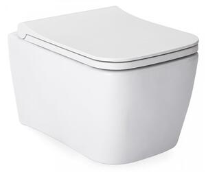AKCE/SET/LIVERO Geberit - Modul pre závesné WC s tlačidlom + CERANO - WC misa rimless Quartz + sedátko Quartz - biela lesklá + Geberit - Ovládacie tl…