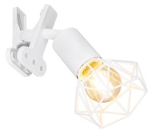 Globo 54802WK - Nástenná lampa s klipom XARA I 1xE14/40W/230V biela