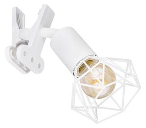 Globo 54802WK - Nástenná lampa s klipom XARA I 1xE14/40W/230V biela