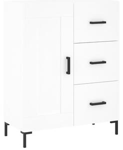 Komoda biela 69,5x34x90 cm kompozitné drevo