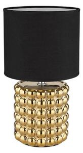 Globo 21626 - Stolná lampa VALENTINO 1xE14/40W/230V čierna/zlatá