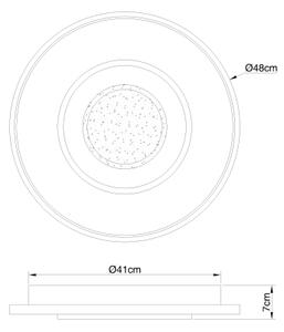 Globo 48552D - LED Stmievateľné stropné svietidlo BRIENNA LED/36W/230V + DO