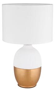 Globo 21627W - Stolná lampa VALENTINO 1xE14/40W/230V biela