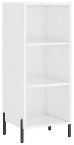 Komoda lesklá biela 34,5x32,5x90 cm kompozitné drevo