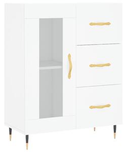 Komoda biela 69,5x34x90 cm kompozitné drevo