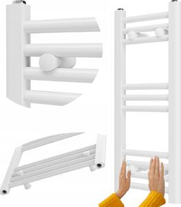Granitan | Kúpeľňový radiátor Breno - 30x70 cm - biely - moderný dizajn - flexibilná inštalácia