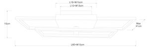 Globo 67276-18 - LED Stropné svietidlo KENDRA LED/18W/230V