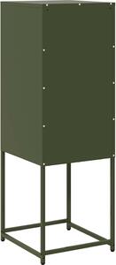 Príborník Olive Green 36x39x107 cm Oceľ valcovaná za studena