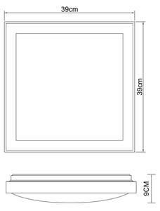 Globo 41764-24Q - LED Stropné svietidlo BRUNO LED/24W/230V 3000/4500/6000K