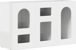 Servírovacia skriňa Vysoký lesk bielej 100 x 35 x 59 cm
