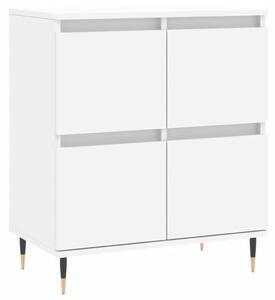 Komoda biela 60x35x70 cm spracované drevo