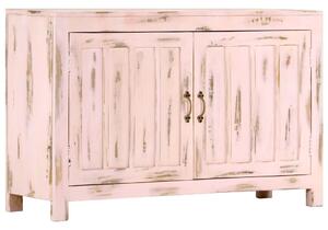 Komoda svetloružová 110x35x70 cm masívne mangovníkové drevo