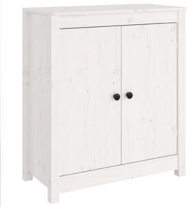 Komoda biela 70x35x80 cm borovicový masív