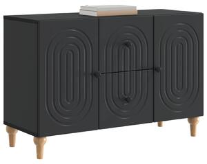 TV skrinka Čierna 89 x 34,5 x 60 cm Kompozitné drevo