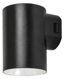 Rabalux 77154 vonkajšie nástenné LED svietidlo Urfa, 9W, IP65, čierna, 11,5 cm