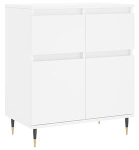 Komoda biela 60x35x70 cm spracované drevo