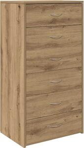 Príborník so 6 zásuvkami Dub Artisan 50x34x96 cm Umelecké drevo