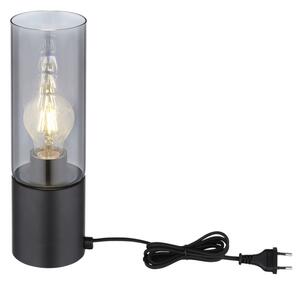 Globo 21000TB - Dotyková stolná lampa ANNIKA 1xE27/25W/230V pr. 9 cm čierna