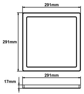Globo 12380-24B - LED Stropné svietidlo LASSE LED/24W/230V 3000/4000/6500K čierna