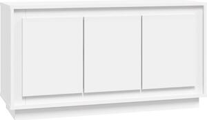 Komoda biela 102x35x55 cm spracované drevo