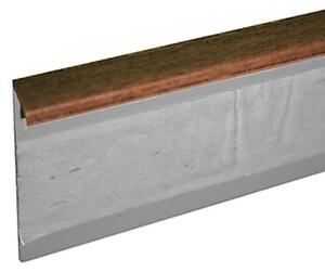 Döllken Kobercová (soklová) lišta TL55 22 orech 250 cm - Lišta 2500x55x10 mm