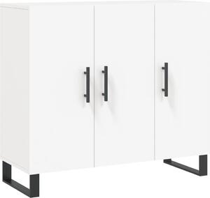 Komoda biela 90x34x80 cm kompozitné drevo