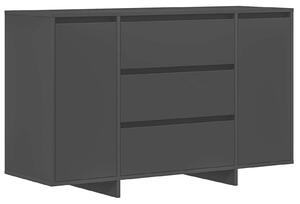 Servírovacia skriňa Čierna 120 x 41 x 75 cm Kompozitné drevo