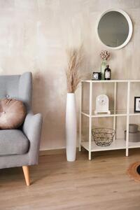 Vysoká váza ISONDRA, sklolaminát, výška 80 cm, biela