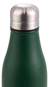 Fľaša na pitie z nehrdzavejúcej ocele Bergner 500 ml / zelená