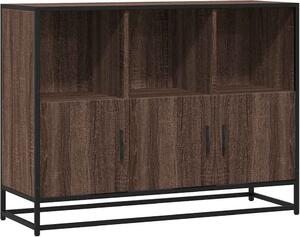 Komoda hnedý dub 100x35x76 cm kompozitné drevo