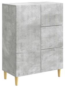 Servírovacia skriňa so zásuvkou Betónovo sivá 66 x 34,5 x 90 cm