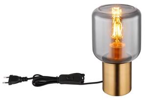 Globo 21004M - Stolná lampa NINJO 1xE27/40W/230V mosadz