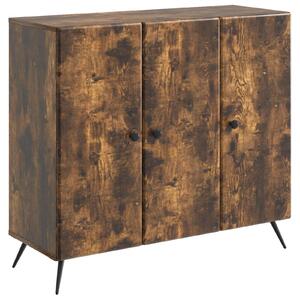 Servírovacia skriňa Dymový dub 89 x 34,5 x 80 cm