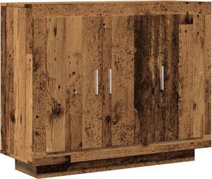 Komoda staré drevo 92x35x75 cm kompozitné drevo