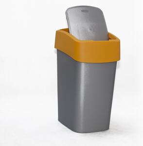 Curver FLIPBIN 9L odpadkový kôš / žltý
