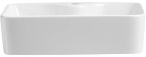 CERANO - Keramické umývadlo na dosku Lorenzo - biela lesklá - 49x38 cm