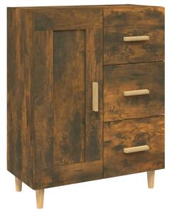 Komoda dymový dub 69,5x34x90 cm spracované drevo