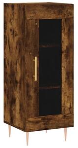 Komoda dymový dub 34,5x34x90 cm spracované drevo
