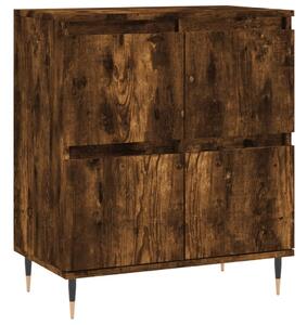 Komoda dymový dub 60x35x70 cm spracované drevo
