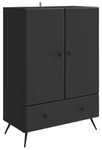 Servírovacia skriňa Čierna 66 x 34,5 x 95 cm Kompozitné drevo