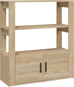 Komoda dub sonoma 80x30x90 cm spracované drevo