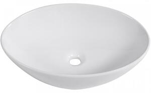 Cerano Ezro, keramické umývadlo na dosku 560x385x150 mm, biela lesklá, CER-CER-428416
