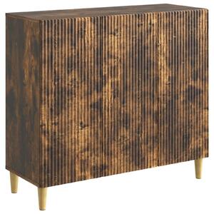 Servírovacia skriňa Dymový dub 89 x 34,5 x 80 cm