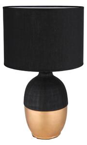 Globo 21627B - Stolná lampa VALENTINO 1xE14/40W/230V čierna