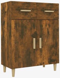 Komoda dymový dub 69,5x34x89 cm spracované drevo