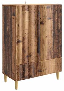 Servírovacia skriňa so zásuvkou Staré drevo 66 x 34,5 x 95 cm
