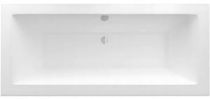 TUANA - Univerzálny čelný panel pre obdĺžnikové vane - biela lesklá - 180 cm
